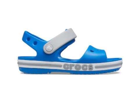 Дитячі сандалії для хлопчика Crocs Kids Bayaband Sandal Blue Grey — фото 5