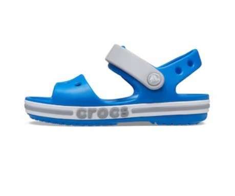 Дитячі сандалії для хлопчика Crocs Kids Bayaband Sandal Blue Grey — фото 8
