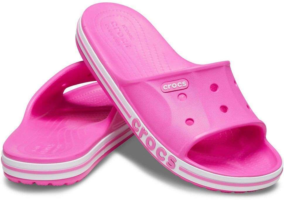 Crocs Слайд Баябенд Рожеві Bayaband Slide Electric Pink