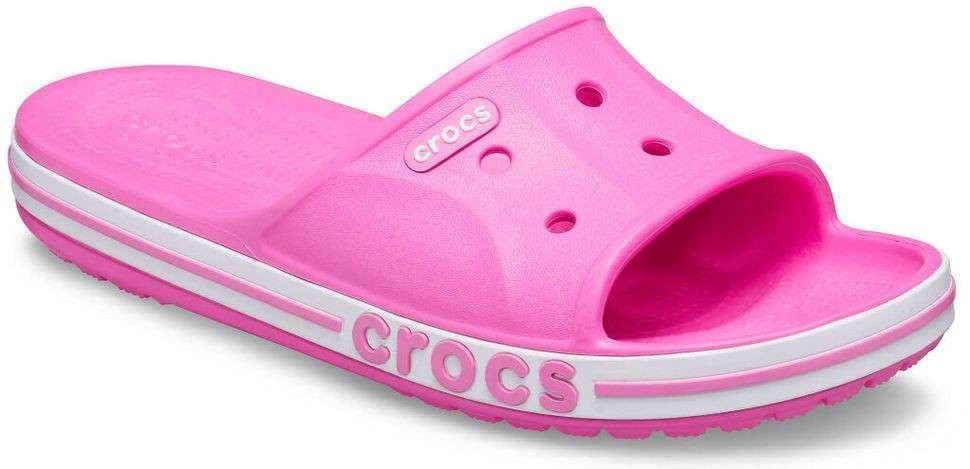Crocs Слайд Баябенд Рожеві Bayaband Slide Electric Pink — фото 7