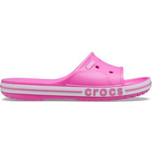 Crocs Слайд Баябенд Рожеві Bayaband Slide Electric Pink — фото 9