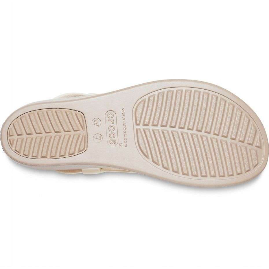 Жіночі Сандалі Crocs Sandale Brooklyn Low Wedge Multi/Stucco — фото 10