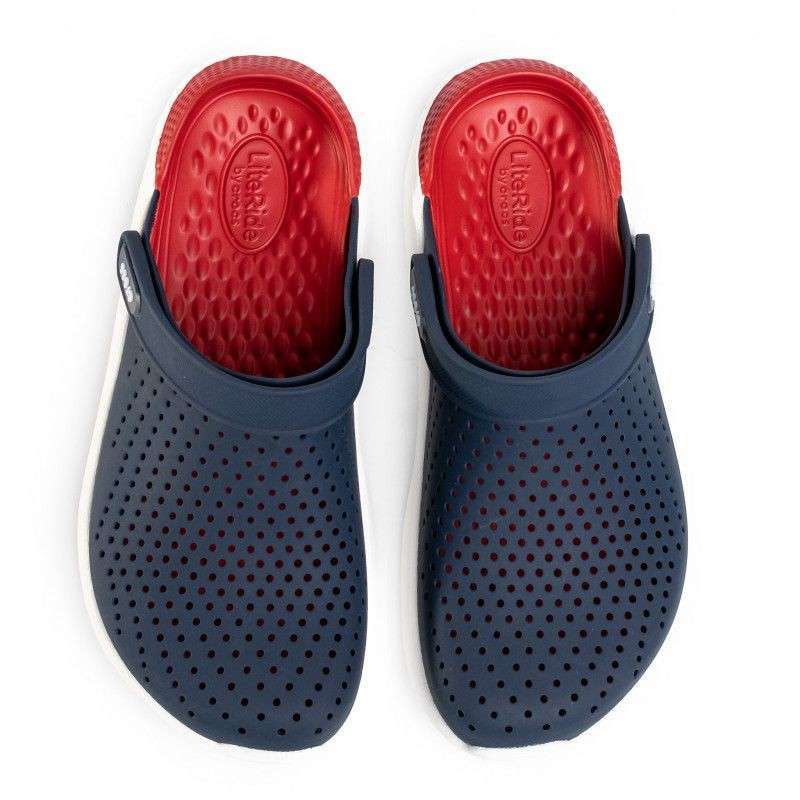 Crocs Лайтрайд Клог Сині з Червоним LiteRide Clog Navy/Pepper — фото 7
