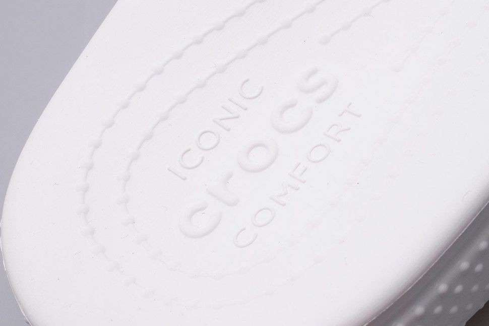 Жіночі шльопанці Crocs Classic Slide White Black — фото 4