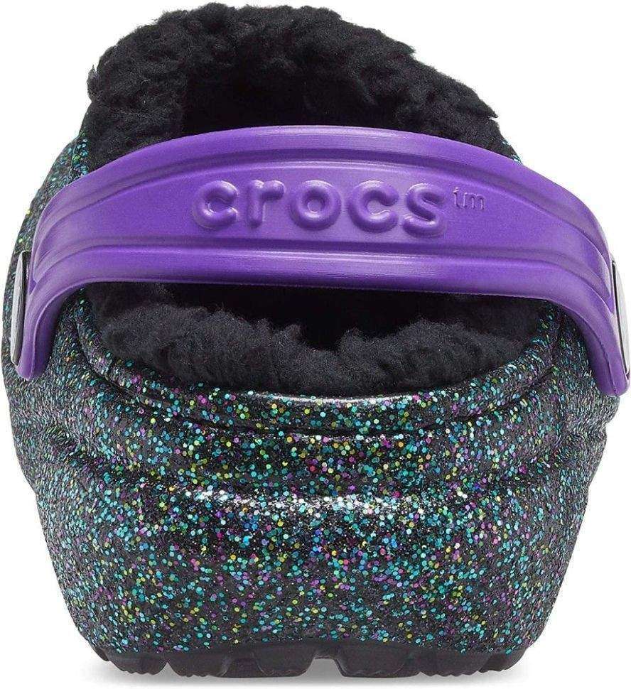 Жіночі Crocs утеплені Classic Glitter Lined Clog k Starry Skies — фото 7