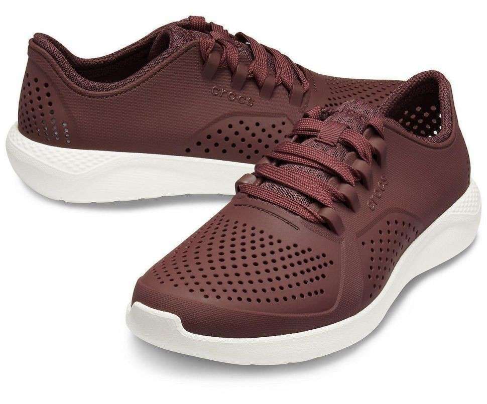 Жіночі Crocs Кросівки Пейсер Literide Pacer Burgundy/White
