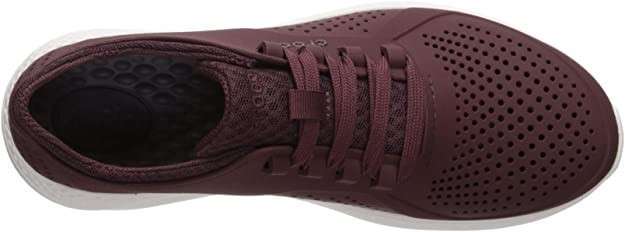 Жіночі Crocs Кросівки Пейсер Literide Pacer Burgundy/White — фото 8