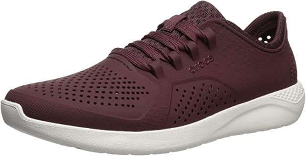 Жіночі Crocs Кросівки Пейсер Literide Pacer Burgundy/White — фото 9
