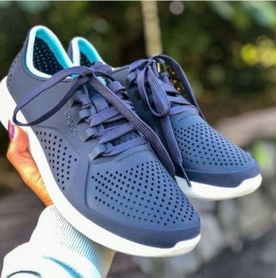 Жіночі кросівки Crocs LiteRide Pacer Navy/Ice Blue — фото 8