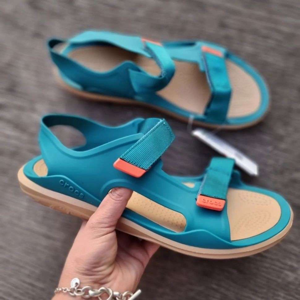 Сандалі Жіночі Crocs Women´s Swiftwater Expedition Sandal Juniper / Tan — фото 6