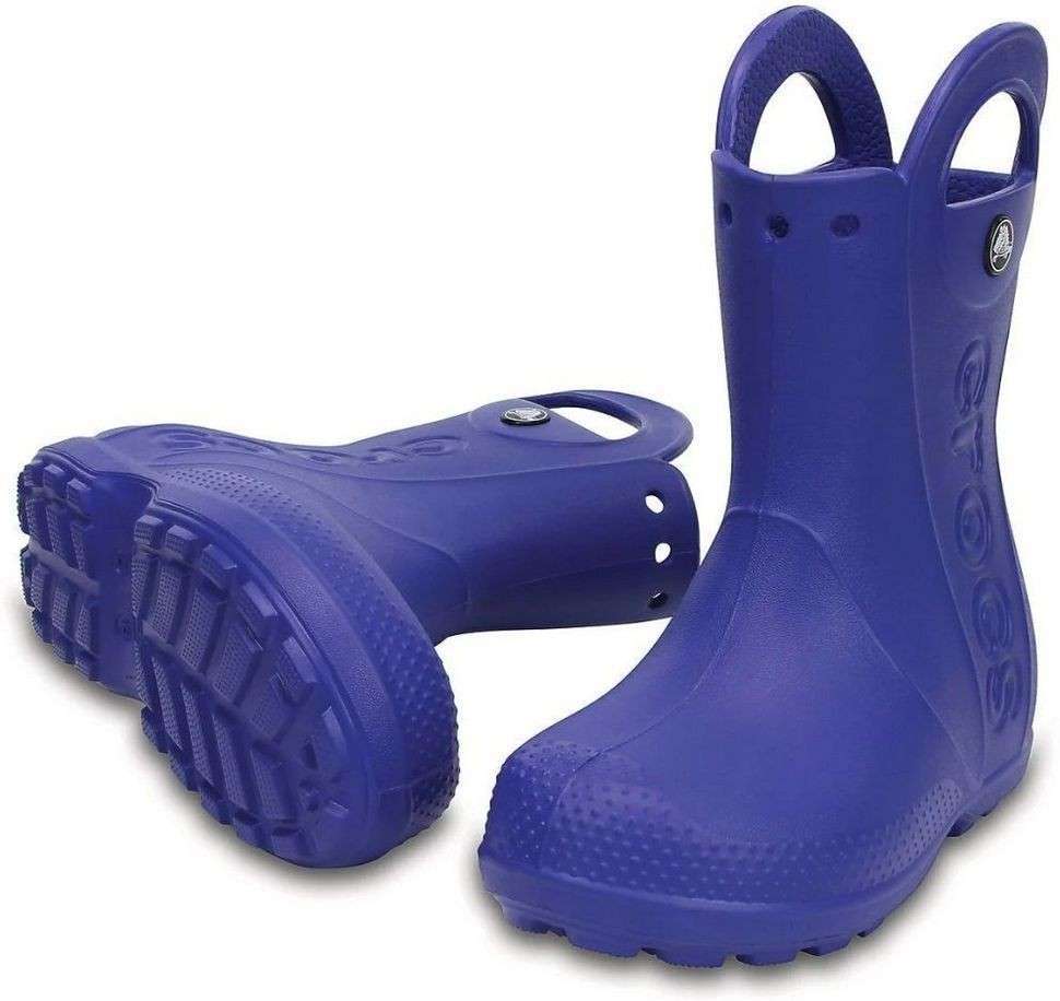 Crocs Дитячі Чоботи для Хлопчиків Сині Handle It Rain Bot Kids Cerulean Blue