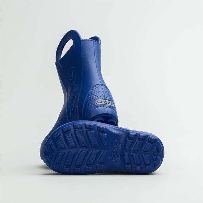 Crocs Дитячі Чоботи для Хлопчиків Сині Handle It Rain Bot Kids Cerulean Blue — фото 7