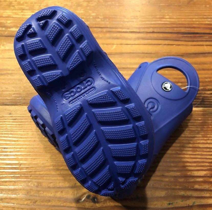 Crocs Дитячі Чоботи для Хлопчиків Сині Handle It Rain Bot Kids Cerulean Blue — фото 10
