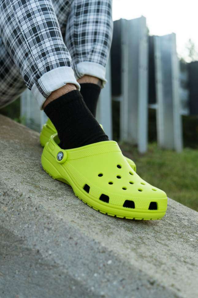 Чоловічі Crocs Класік Клог Лаймові Classic Clog Lime Punch — фото 4