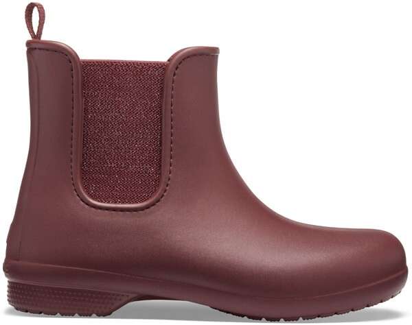 Жіночі гумові чоботи Crocs Women’s Freesail Chelsea Boot Metallic Burgundy — фото 6