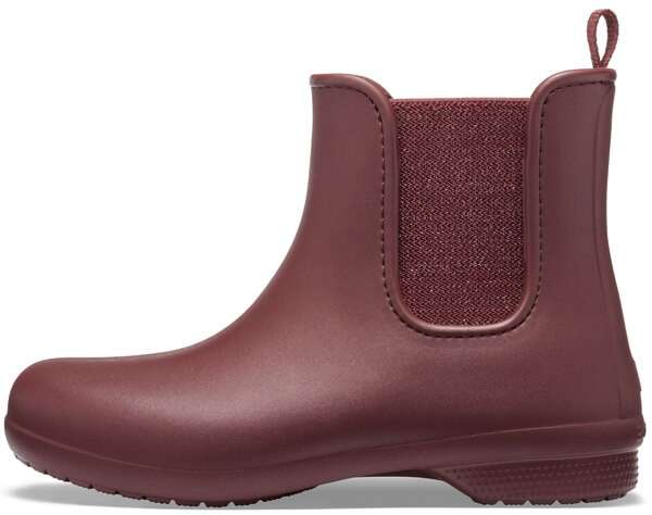 Жіночі гумові чоботи Crocs Women’s Freesail Chelsea Boot Metallic Burgundy — фото 7